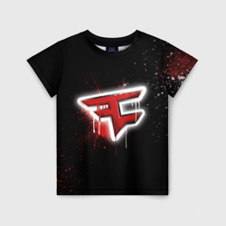 Детская футболка 3D Cs:go - FaZe clan Black collection