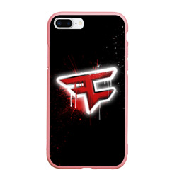 Чехол для iPhone 7Plus/8 Plus матовый Cs:go - FaZe clan Black collection