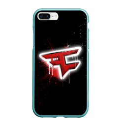 Чехол для iPhone 7Plus/8 Plus матовый Cs:go - FaZe clan Black collection