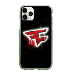 Чехол для iPhone 11 Pro матовый Cs:go - FaZe clan Black collection