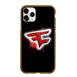 Чехол для iPhone 11 Pro Max матовый Cs:go - FaZe clan Black collection