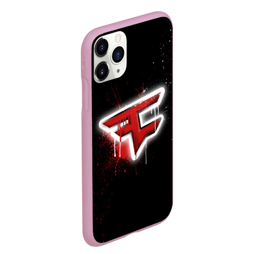 Чехол для iPhone 11 Pro Max матовый Cs:go - FaZe clan Black collection, цвет розовый - фото 3