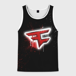 Мужская майка 3D Cs:go - FaZe clan Black collection