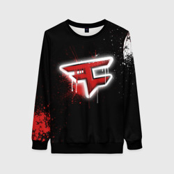 Женский свитшот 3D Cs:go - FaZe clan Black collection