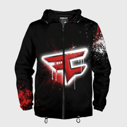 Мужская ветровка 3D Cs:go - FaZe clan Black collection