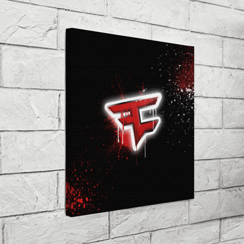 Холст квадратный Cs:go - FaZe clan Black collection, цвет 3D печать - фото 3