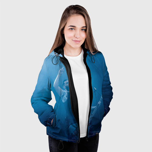 Женская куртка 3D Blue, цвет черный - фото 4