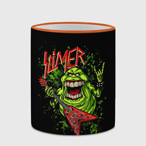 Кружка с полной запечаткой Slimer, цвет Кант оранжевый - фото 4