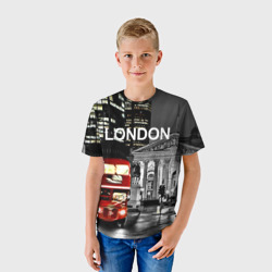 Детская футболка 3D Улицы Лондона - фото 2