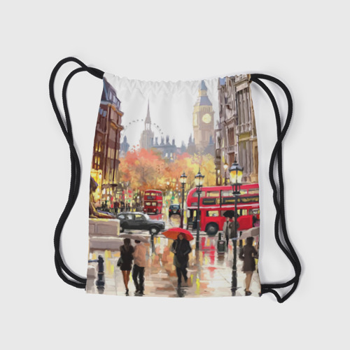 Рюкзак-мешок 3D Улицы Лондона - фото 7