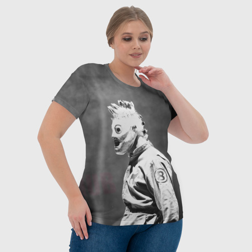 Женская футболка 3D Кори Тейлор, цвет 3D печать - фото 6