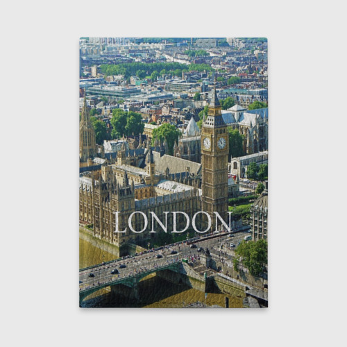 Обложка для автодокументов Улицы Лондона, цвет черный