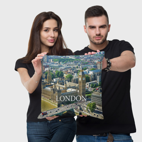 Подушка 3D Улицы Лондона - фото 3