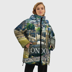 Женская зимняя куртка Oversize Улицы Лондона - фото 2