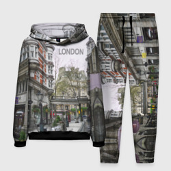 Мужской костюм с толстовкой 3D Улицы Лондона