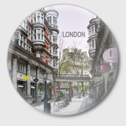 Улицы Лондона – Значок с принтом купить