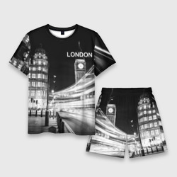 Мужской костюм с шортами 3D Улицы Лондона