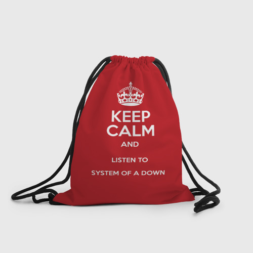 Рюкзак-мешок 3D Keep Calm SOAD