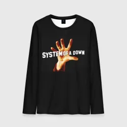 Мужской лонгслив 3D System of a down