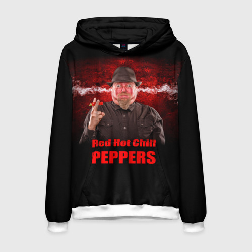 Мужская толстовка 3D Red Hot Chili Peppers, цвет белый