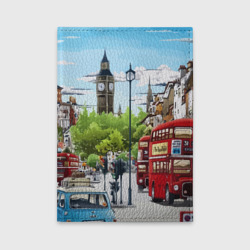 Обложка для автодокументов Улицы Лондона -Big Ben