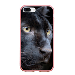 Чехол для iPhone 7Plus/8 Plus матовый Черная пантера