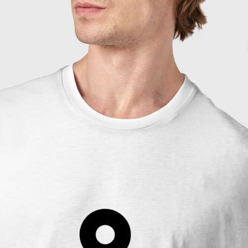 Мужская футболка хлопок Типичный речник, цвет белый - фото 6