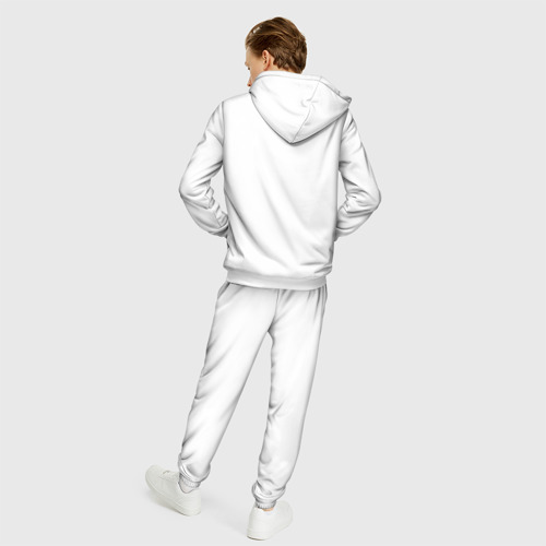 Мужской костюм с толстовкой 3D Маяк, цвет белый - фото 4