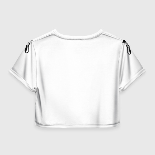 Женская футболка Crop-top 3D Речник, цвет 3D печать - фото 2