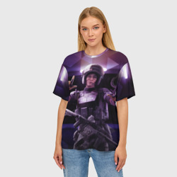 Женская футболка oversize 3D Tom Clancy's Rainbow Six: Sieg - фото 2