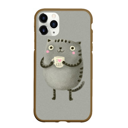 Чехол для iPhone 11 Pro Max матовый Cat Love Kill