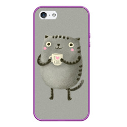 Чехол для iPhone 5/5S матовый Cat Love Kill