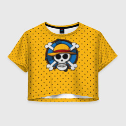 Женская футболка Crop-top 3D One Pirate