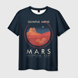 Мужская футболка 3D Mars Adventure Camp