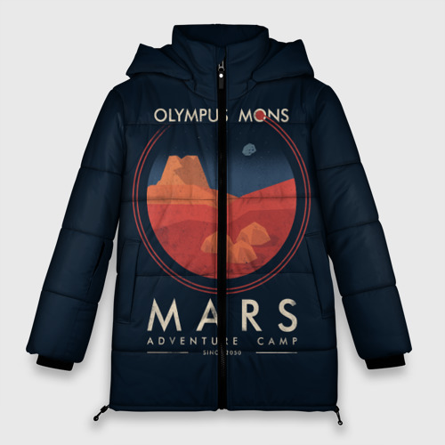 Женская зимняя куртка Oversize Mars Adventure Camp, цвет светло-серый
