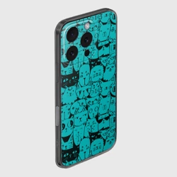 Чехол для iPhone 16 Pro силиконовый с защитой камеры Котейки 4 - фото 2