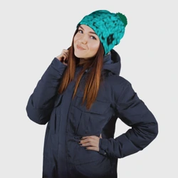 Шапка 3D c помпоном Котейки 4 - фото 2