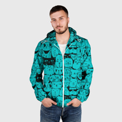 Мужская ветровка 3D Котейки 4 - фото 2