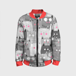 Детский бомбер 3D Котейки 2
