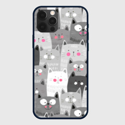 Чехол для iPhone 12 Pro Котейки 2