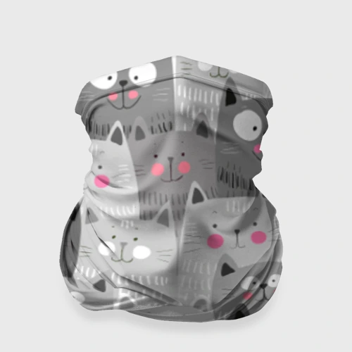 Бандана-труба 3D Котейки 2