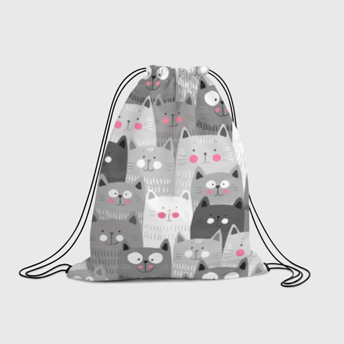Рюкзак-мешок 3D Котейки 2