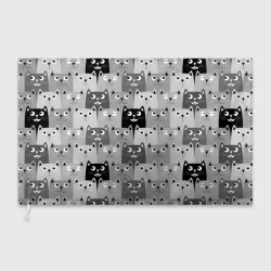Флаг 3D Котейки