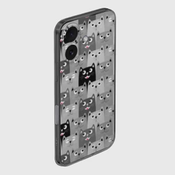 Чехол для iPhone 16 силиконовый с защитой камеры Котейки - фото 2