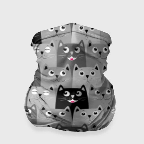 Бандана-труба 3D Котейки