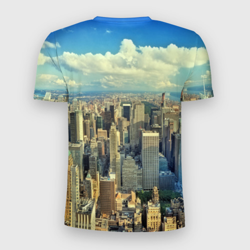 Мужская футболка 3D Slim New York, цвет 3D печать - фото 2