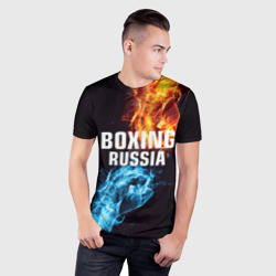 Мужская футболка 3D Slim Boxing Russia - фото 2