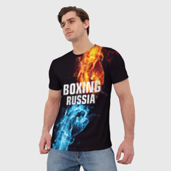 Мужская футболка 3D Boxing Russia - фото 2