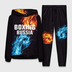 Женский костюм с толстовкой 3D Boxing Russia