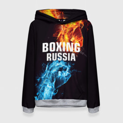 Женская толстовка 3D Boxing Russia